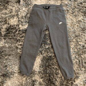 Nike Sportswear Club Fleece Gray Pants Mens Medium